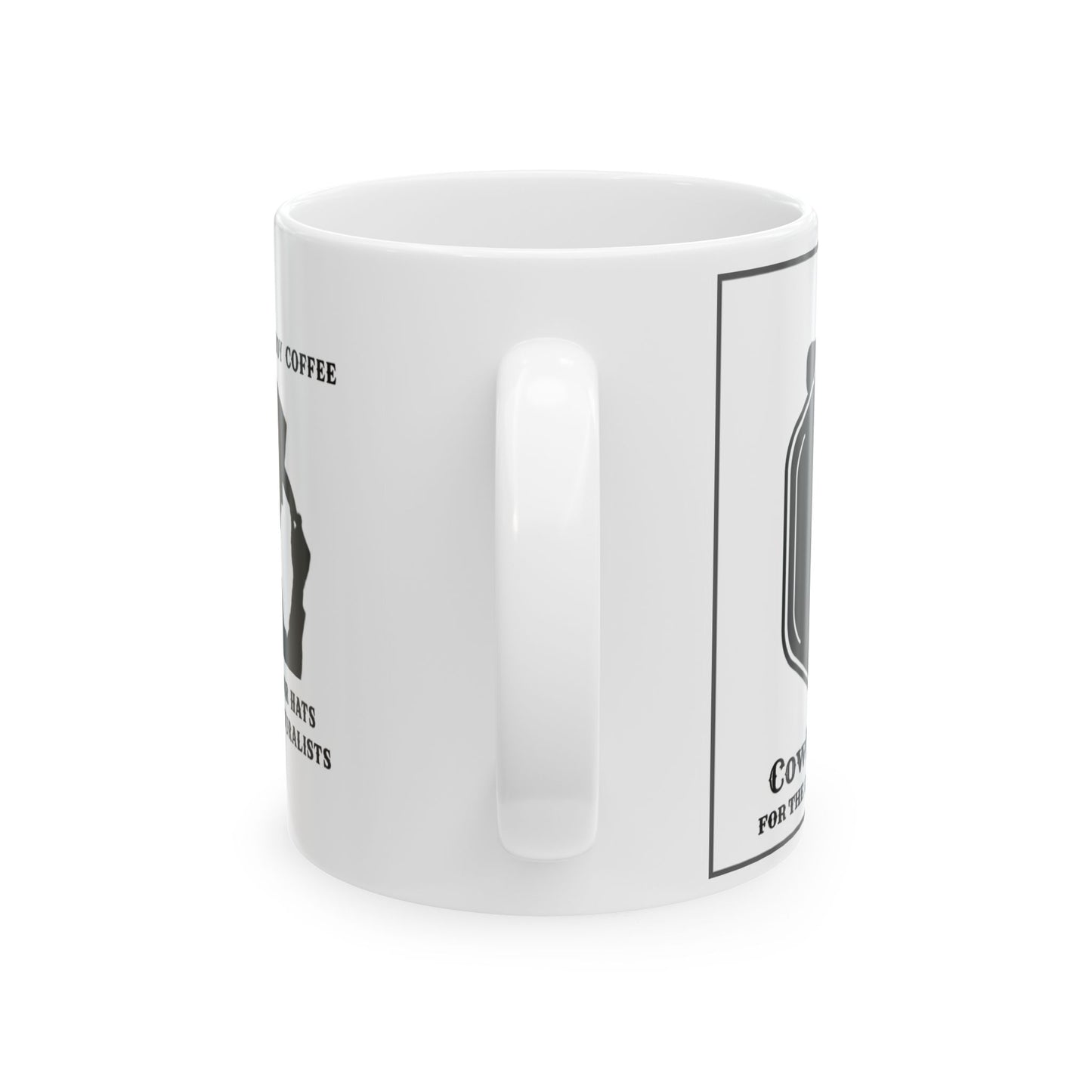 Coffee Lover Ceramic Mug — “Coffee: The Fuel of Us” Vintage Bottle Design (11oz, 15oz)